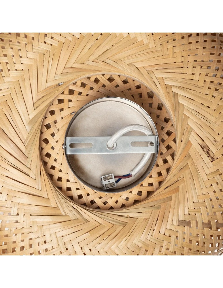 Ceiling lamps - Abruzzo Boho Plafond in Bamboo 45cm Mia E27 ABR-PL-BH-E27 - product kolory-swiatla.pl 7