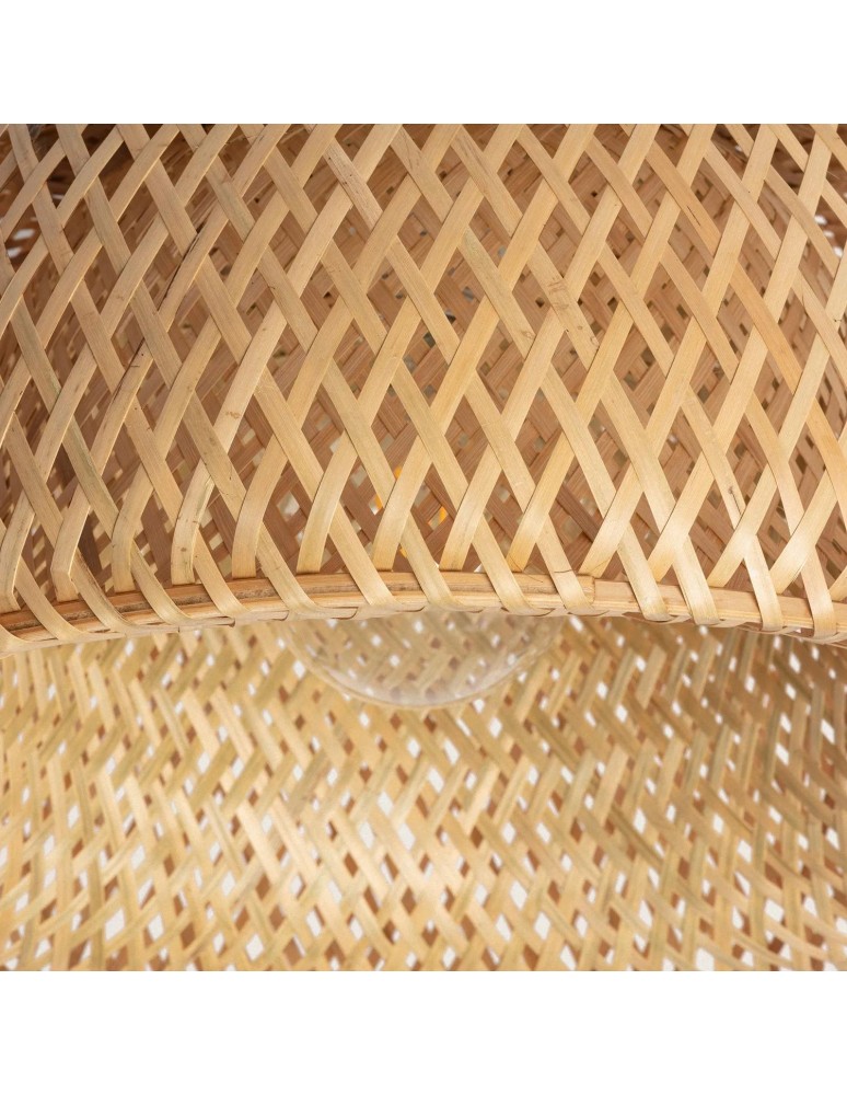 Abruzzo Plafon Boho z Bambusa 45cm Mia E27 ABR-PL-BH-E27