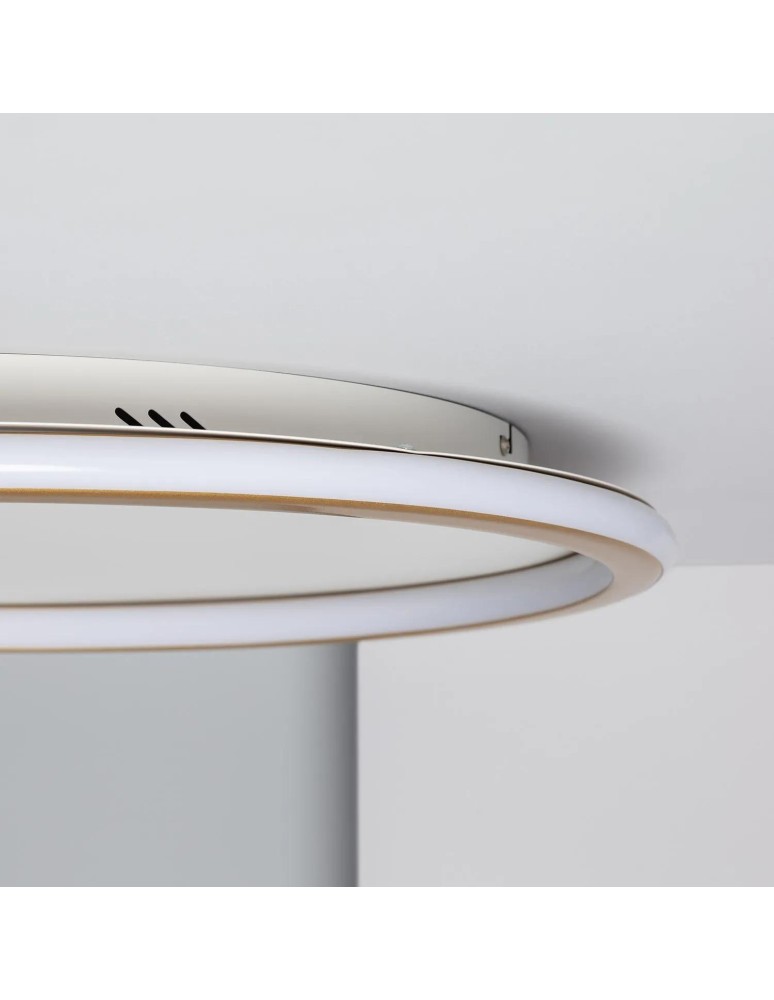 Abruzzo Plafon LED 36W Okragły Złoty CCT 3000K/4000K/6000K 50cm Angelo ABR-PLO-36W-50CM-CCT