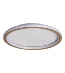 Abruzzo Plafon LED 30W Okrągły Złoty CCT 3000K/4000K/6000K 40cm Angelo ABR-PLO-30W-40CM-CCT