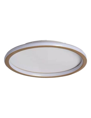 Abruzzo LED Plafond 30W Round Gold CCT 3000K/4000K/6000K 40cm Angelo ABR-PLO-30W-40CM-CCT