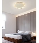 Abruzzo Plafon LED 30W Okrągły Złoty CCT 3000K/4000K/6000K 40cm Angelo ABR-PLO-30W-40CM-CCT