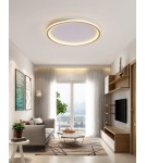 Abruzzo Plafon LED 30W Okrągły Złoty CCT 3000K/4000K/6000K 40cm Angelo ABR-PLO-30W-40CM-CCT