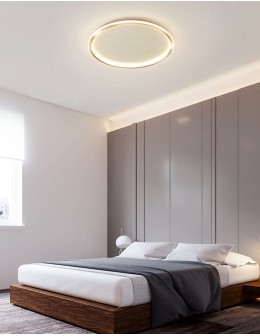 Abruzzo Plafon LED 36W Okrągły Złoty CCT 3000K/4000K/6000K 60cm Angelo ABR-PLO-36W-60CM-CCT - produkt 2