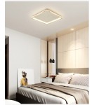 Ceiling lamps - Abruzzo LED Plafond 40W Square Gold CCT 3000K/4000K/6000K 60x60cm Angelo ABR-PLK-40W-60CM-CCT - product 2