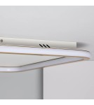 Abruzzo Plafon LED 30W Kwadratowy Złoty CCT 3000K/4000K/6000K 40x40cm Angelo ABR-PLK-30W-40CM-CCT