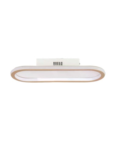 Abruzzo LED Plafond 25W Oval Gold Angelo 40cm ABR-PLKO-25W-40CM-CCT