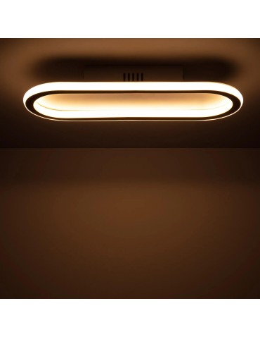 Abruzzo LED Plafond 25W Oval Gold Angelo 40cm ABR-PLKO-25W-40CM-CCT - product 2