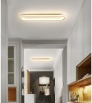 Abruzzo Plafon LED 25W Owalny Złoty Angelo 40cm ABR-PLKO-25W-40CM-CCT