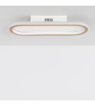 Abruzzo Plafon LED 25W Owalny Złoty Angelo 40cm ABR-PLKO-25W-40CM-CCT