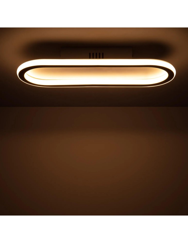 Ceiling lamps - Abruzzo LED Plafond 25W Oval Gold Angelo 40cm ABR-PLKO-25W-40CM-CCT - product kolory-swiatla.pl 7
