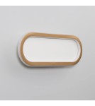 Abruzzo Plafon LED 25W Owalny Złoty Angelo 40cm ABR-PLKO-25W-40CM-CCT