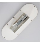 Abruzzo Plafon LED 25W Owalny Złoty Angelo 40cm ABR-PLKO-25W-40CM-CCT