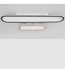 Abruzzo Plafon LED 25W Owalny Złoty Angelo 40cm ABR-PLKO-25W-40CM-CCT