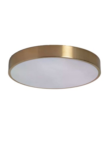 Abruzzo Plafon LED 18W Okrągły Złoty CCT 3000K/4000K/6000K 30cm Carlo ABR-PLO-Z-18W-CCT