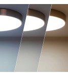 Abruzzo Plafon LED 18W Okrągły Złoty CCT 3000K/4000K/6000K 30cm Carlo ABR-PLO-Z-18W-CCT