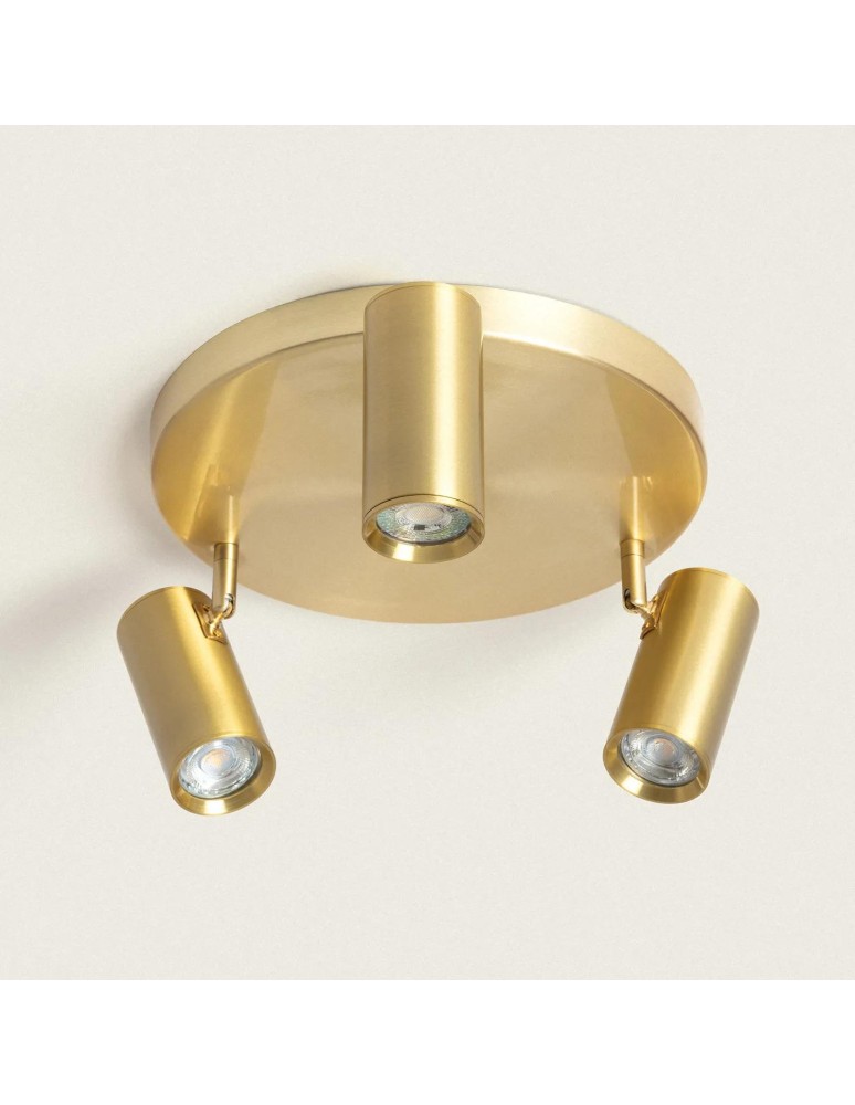 Spotlight ceiling lamps - Abruzzo Christiano Gold Ceiling Spot Lamp 3xGU10 30cm ABR-LPC-Z-3XGU10 - product kolory-swiatla.pl 2