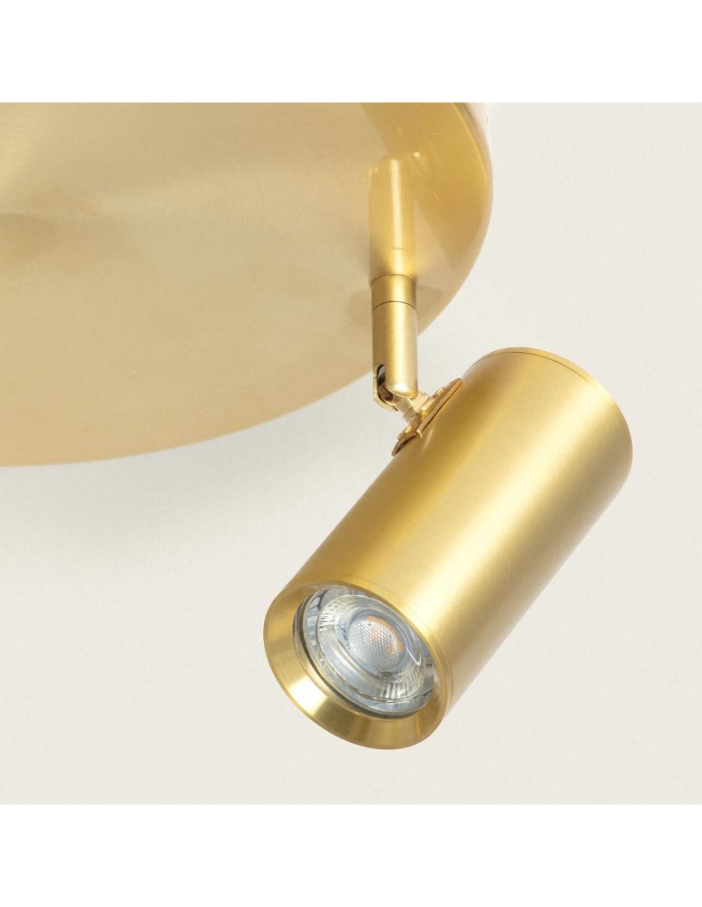 Abruzzo Lampa punktowa Sufitowa Złota Christiano 3xGU10 30cm ABR-LPC-Z-3XGU10