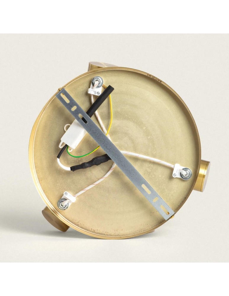 Abruzzo Lampa punktowa Sufitowa Złota Christiano 3xGU10 30cm ABR-LPC-Z-3XGU10