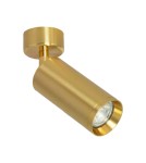 Abruzzo Lampa punktowa Natynkowa Nastawna złota Christiano 1xGU10 20x6cm ABR-LPC-Z-GU10