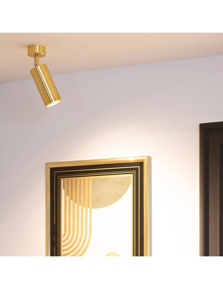 Spotlight ceiling lamps - Abruzzo Gold Christiano surface-mounted spot lamp 1xGU10 20x6cm ABR-LPC-Z-GU10 - product kolory-swiatla.pl 4