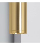 Abruzzo Lampa punktowa Natynkowa Nastawna złota Christiano 1xGU10 20x6cm ABR-LPC-Z-GU10