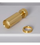 Abruzzo Lampa punktowa Natynkowa Nastawna złota Christiano 1xGU10 20x6cm ABR-LPC-Z-GU10