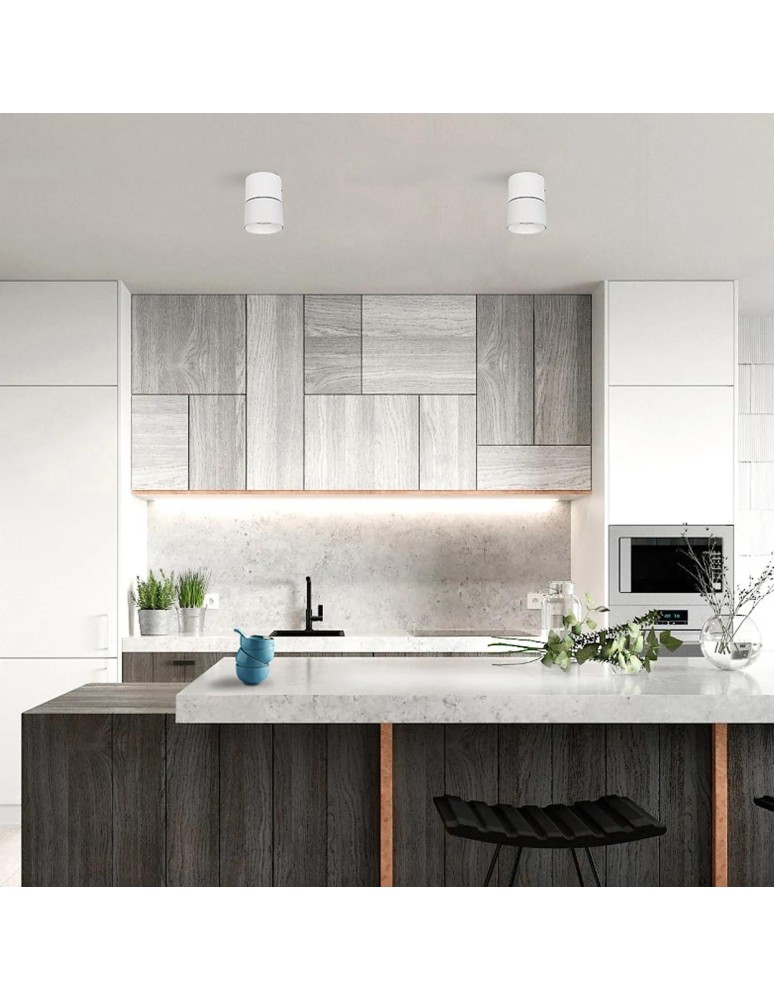 Abruzzo Lampa punktowa Biała 15W Spot LED 2700-3200K Romeo 11x9cm ABR-LPR-15W-B-WW