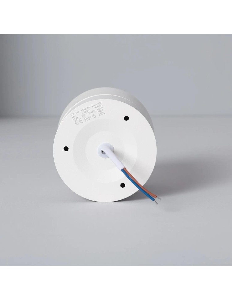 Spotlight ceiling lamps - Abruzzo White 15W Spot LED lamp 2700-3200K Romeo 11x9cm ABR-LPR-15W-B-WW - product kolory-swiatla.pl 9