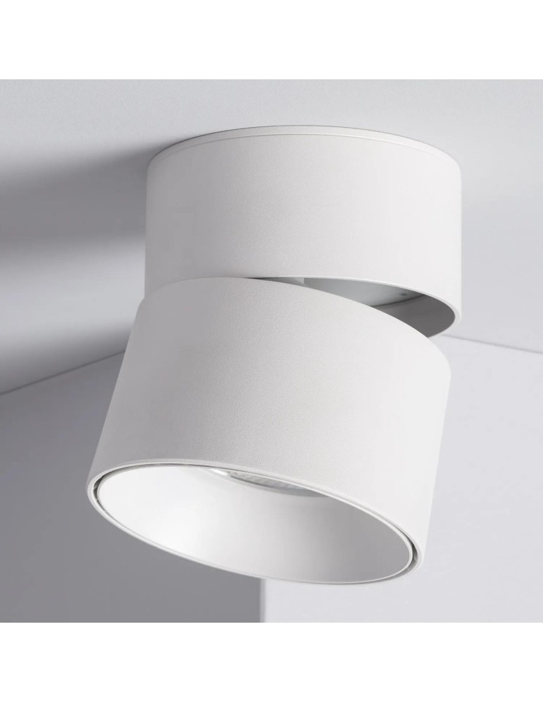 Spotlight ceiling lamps - Abruzzo White 30W Spot LED lamp 2700-3200K Romeo 15x11cm ABR-LPR-30W-B-WW - product kolory-swiatla.pl 5