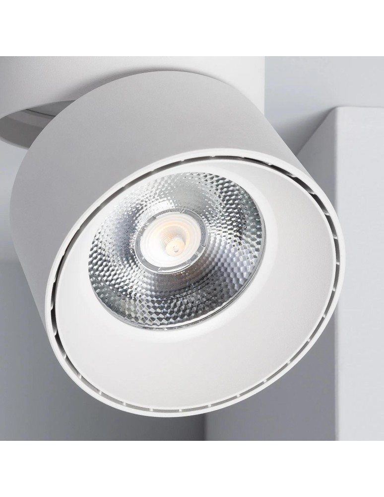 Spotlight ceiling lamps - Abruzzo White 30W Spot LED lamp 2700-3200K Romeo 15x11cm ABR-LPR-30W-B-WW - product kolory-swiatla.pl 6