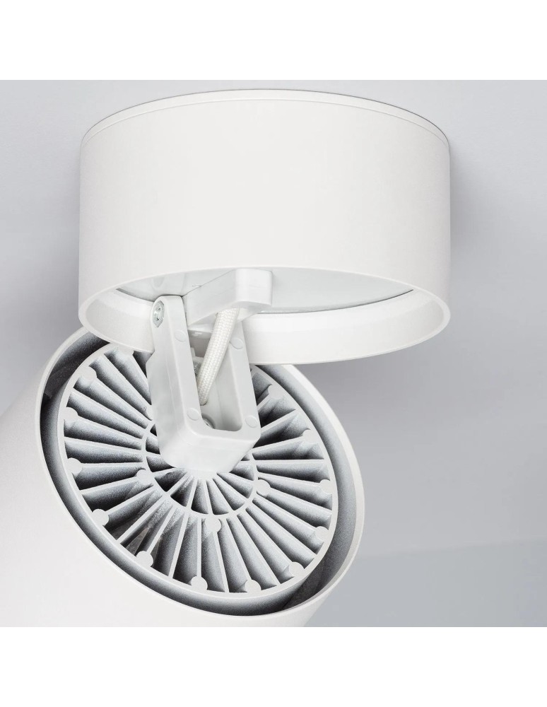 Abruzzo Lampa punktowa Biała 30W Spot LED 2700-3200K Romeo 15x11cm ABR-LPR-30W-B-WW