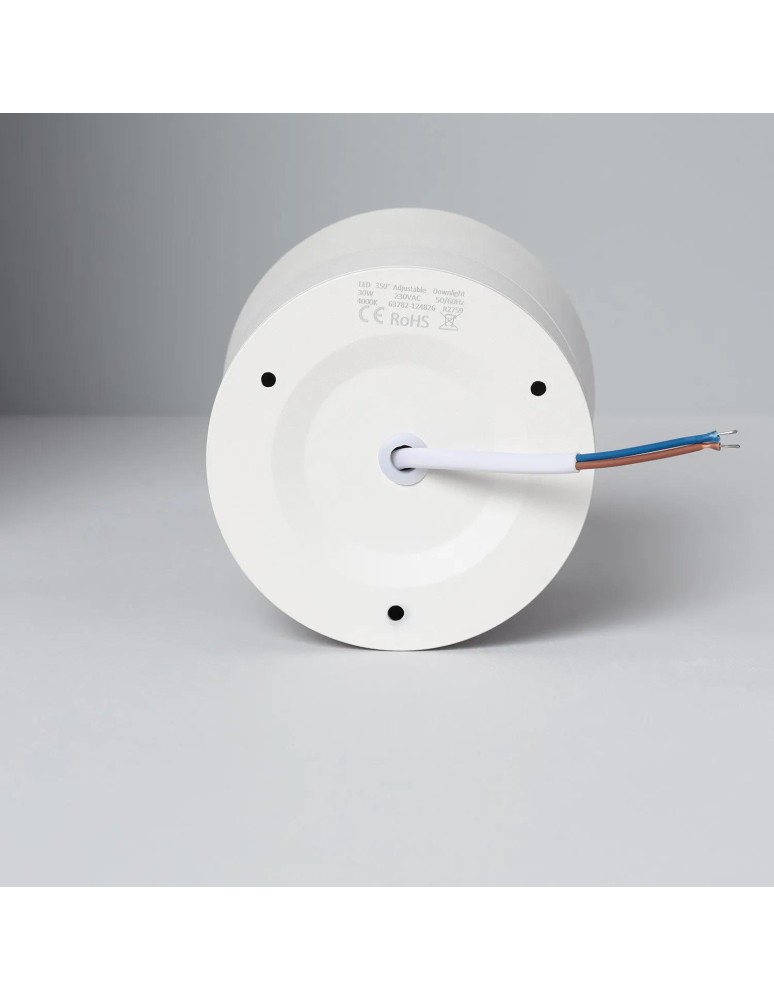 Spotlight ceiling lamps - Abruzzo White 30W Spot LED lamp 2700-3200K Romeo 15x11cm ABR-LPR-30W-B-WW - product kolory-swiatla.pl 8