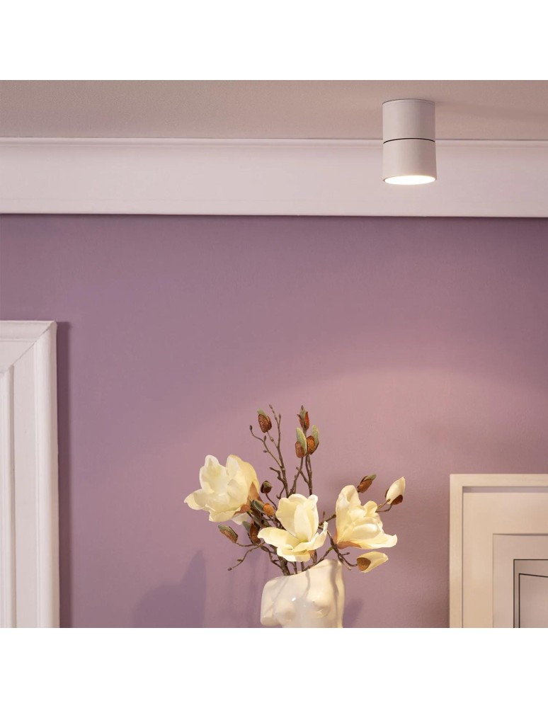 Spotlight ceiling lamps - Abruzzo White 7W Spot LED 4000-4500K Romeo 10x7cm ABR-LPR-7W-B-NW spot lamp. - product kolory-swiatla.pl 4