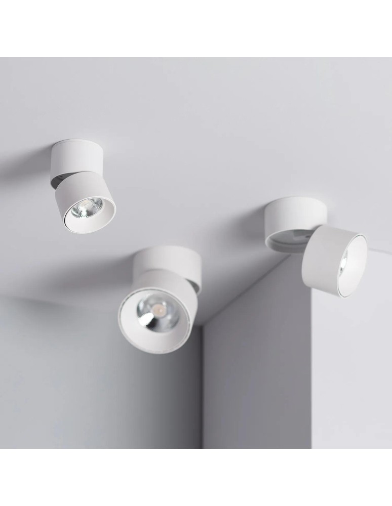 Spotlight ceiling lamps - Abruzzo White 30W Spott LED 4000-4500K Romeo 12x11cm spot lamp ABR-LPR-30W-B-NW - product kolory-swiatla.pl 5
