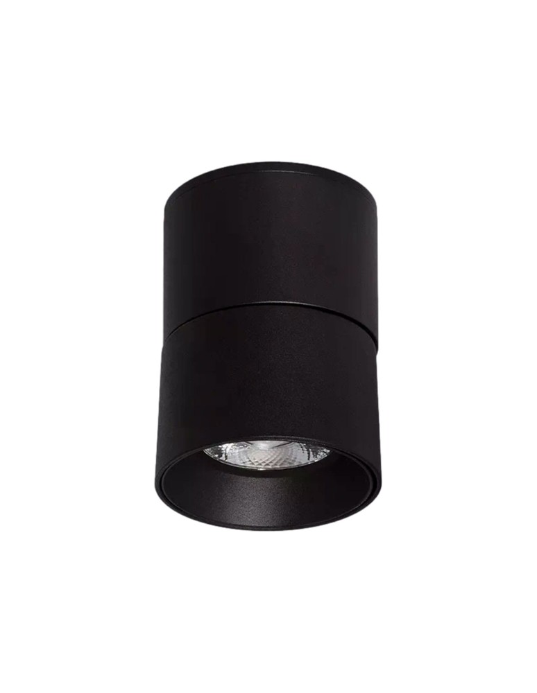 Spotlight ceiling lamps - Abruzzo Spot Lamp Black 7W Spot Led 2700-3200K Romeo 9x7cm ABR-LPR-7W-C-WW - product kolory-swiatla.pl 1
