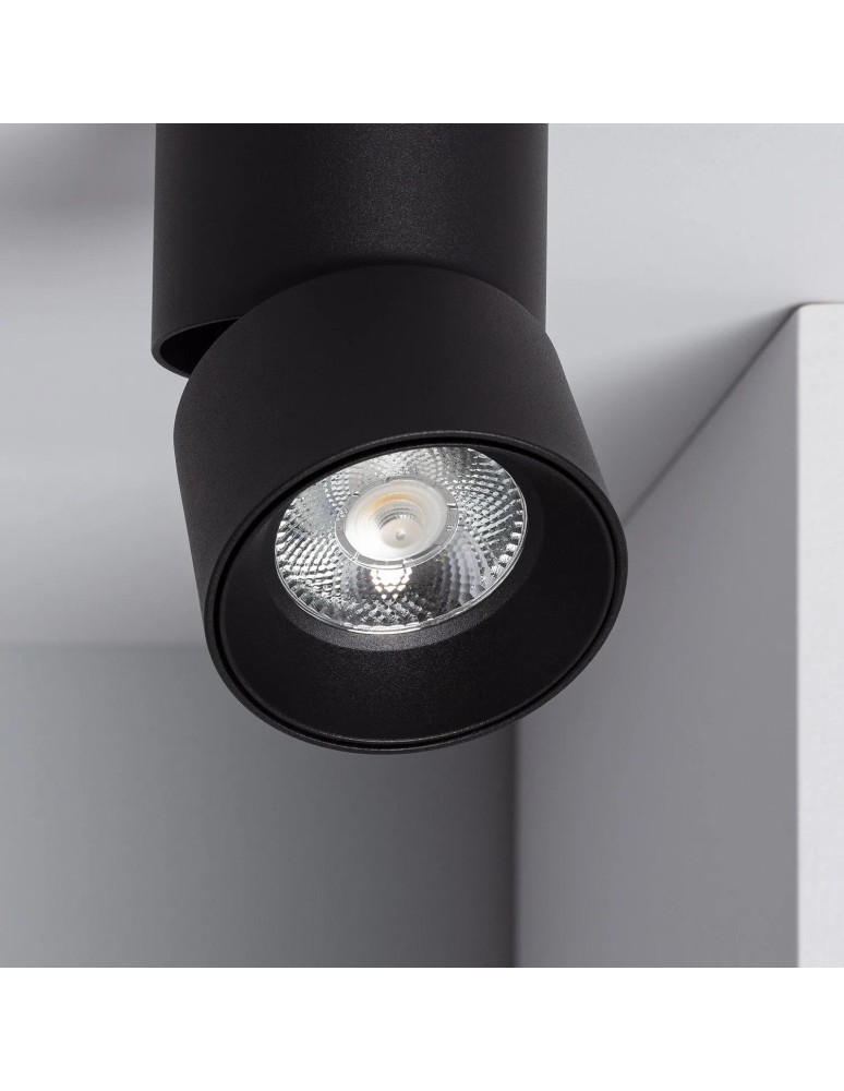 Spotlight ceiling lamps - Abruzzo Spot Lamp Black 7W Spot Led 2700-3200K Romeo 9x7cm ABR-LPR-7W-C-WW - product kolory-swiatla.pl 3
