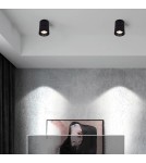 Spotlight ceiling lamps - Abruzzo Spot Lamp Black 7W Spot Led 2700-3200K Romeo 9x7cm ABR-LPR-7W-C-WW - product 8