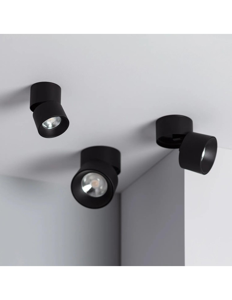 Abruzzo Lampa punktowa Czarna 30W Spot LED 2700-3200K Romeo 8x7cm ABR-LPR-30W-C-WW