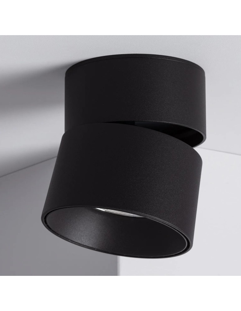 Spotlight ceiling lamps - Abruzzo Black 30W Spot LED lamp 2700-3200K Romeo 8x7cm ABR-LPR-30W-C-WW - product kolory-swiatla.pl 6