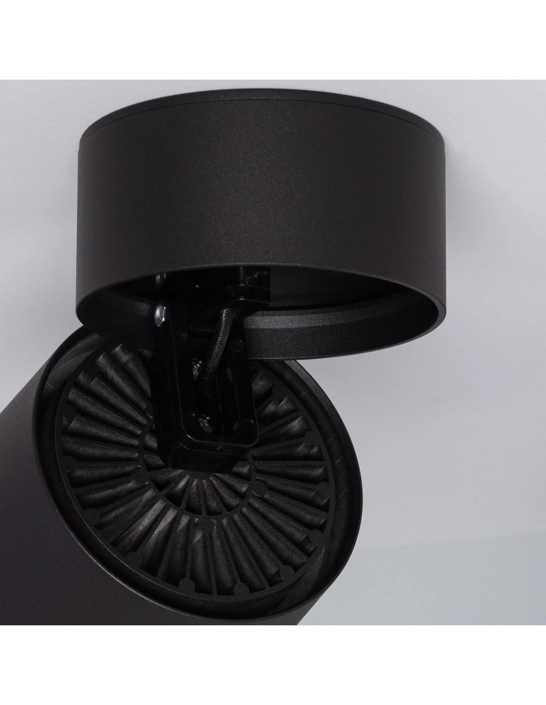 Spotlight ceiling lamps - Abruzzo Black 30W Spot LED lamp 2700-3200K Romeo 8x7cm ABR-LPR-30W-C-WW - product kolory-swiatla.pl 8