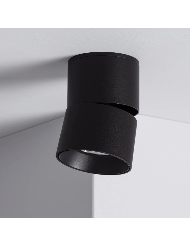 Abruzzo Lampa punktowa Czarna 7W Spot LED 4000-4500K Romeo 10x7cm ABR-LPR-7W-C-NW