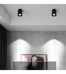 Abruzzo Lampa punktowa Czarna 30W Spot LED 4000-4500K Romeo 11,5x11cm ABR-LPR-30W-C-NW