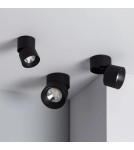 Spotlight ceiling lamps - Abruzzo Spot Lamp Black 30W Spot LED 4000-4500K Romeo 11,5x11cm ABR-LPR-30W-C-NW - product 5