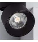Abruzzo Lampa punktowa Czarna 30W Spot LED 4000-4500K Romeo 11,5x11cm ABR-LPR-30W-C-NW