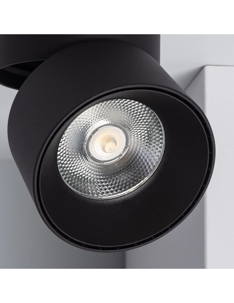 Spotlight ceiling lamps - Abruzzo Spot Lamp Black 30W Spot LED 4000-4500K Romeo 11,5x11cm ABR-LPR-30W-C-NW - product kolory-swiatla.pl 7