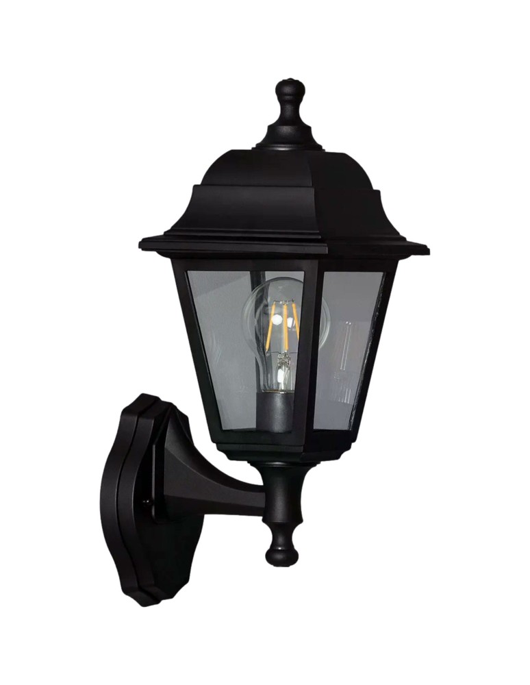 Outdoor wall lamps - Abruzzo Outdoor Wall lamp Black Classic Federico E27 35cm ABR-KZKF-C--E27 - product kolory-swiatla.pl 1