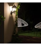 Abruzzo Kinkiet zewnętrzny Czarny Klasyczny Federico E27 35cm ABR-KZKF-C--E27