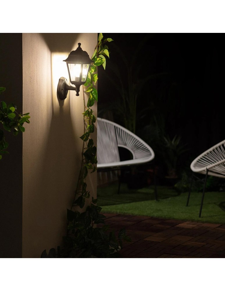 Abruzzo Kinkiet zewnętrzny Czarny Klasyczny Federico E27 35cm ABR-KZKF-C--E27