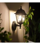 Abruzzo Kinkiet zewnętrzny Czarny Klasyczny Federico E27 35cm ABR-KZKF-C--E27